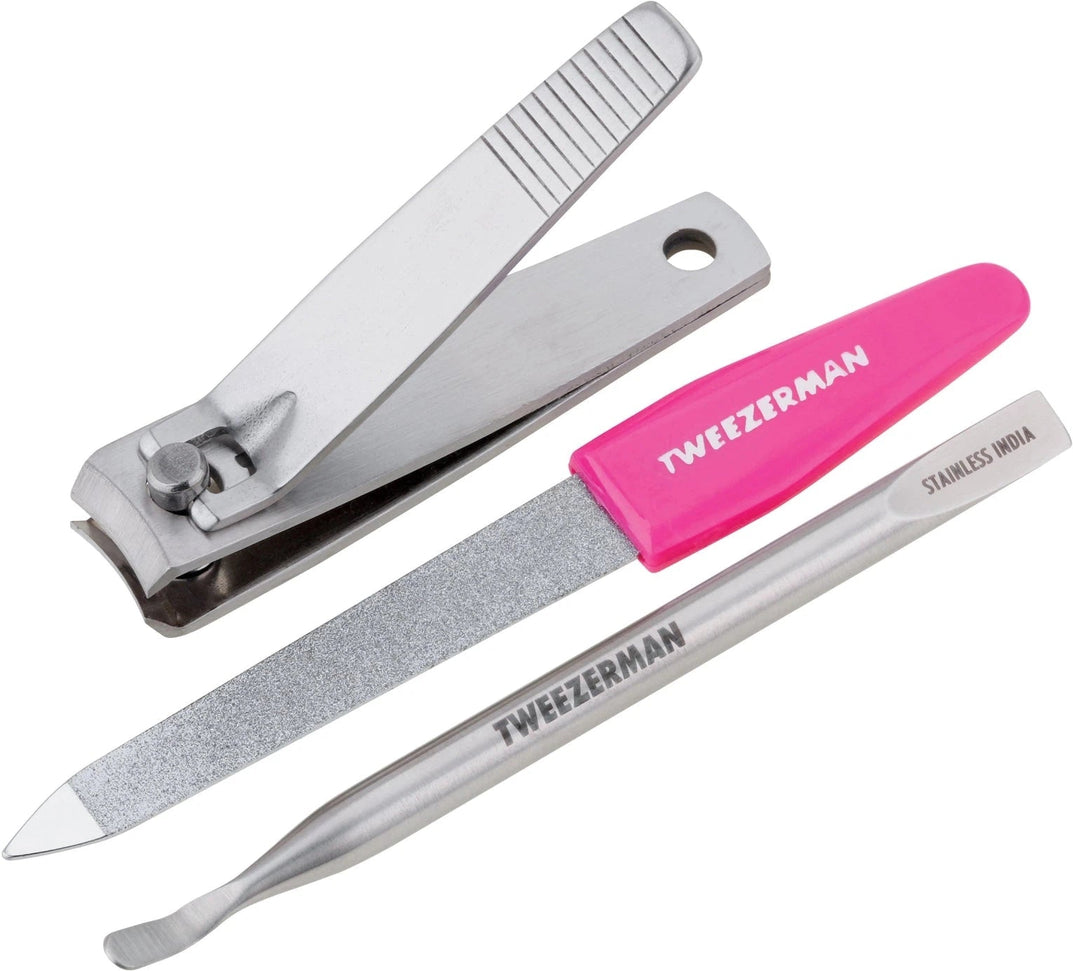 Tweezerman - Pink 3 PC Mini Manicure Kit - 1023395