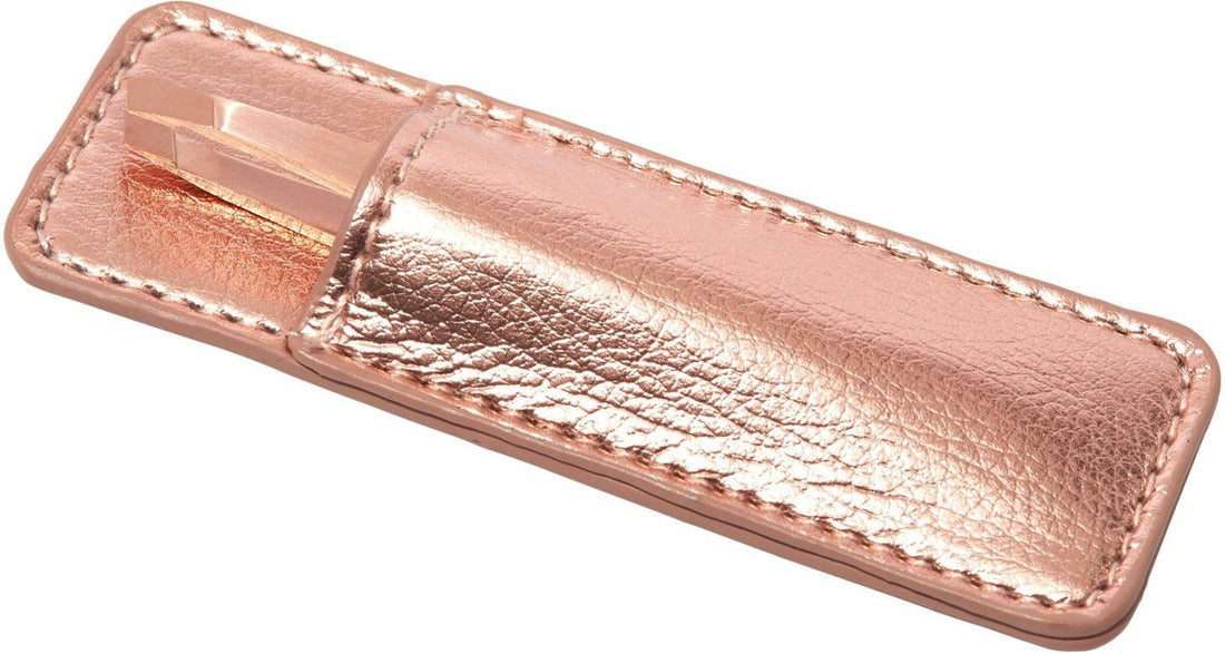 Tweezerman - Rose Gold Mini Slant Tweezer With Case - 1005930