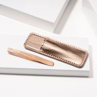 Tweezerman - Rose Gold Mini Slant Tweezer With Case - 1005930