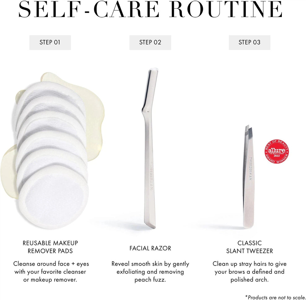 Tweezerman - Silver Facial Razor - 1023342