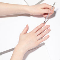 Tweezerman - Stainless Steel Silver Cuticle Pusher and Nail Cleaner - 1023388