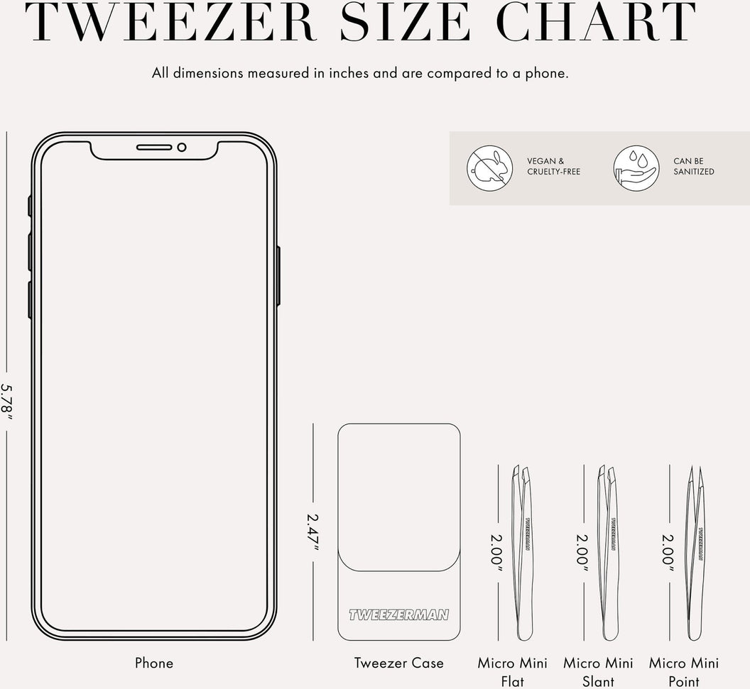 Tweezerman - Travel-Friendly Micro Mini Tweezer Set - 1016535