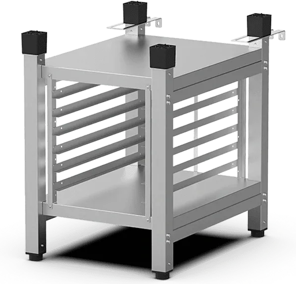 UNOX - High Open Stand with Lateral Supports for ChefTop MIND.Maps Plus and Evereo 900 - XWCRC-0613-H