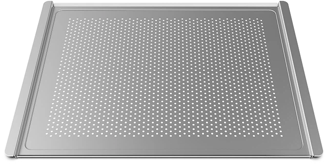 Unox - 18" x 13" Hal Size Perforated Aluminum Trays, , Pack of 2 - TG-310