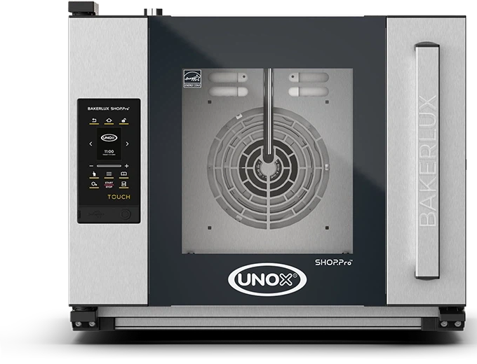 Unox - BAKERLUX Commercial Convection Ovens with Humidity - XAFT-04HS-ETRV