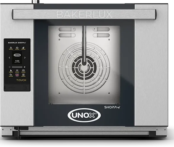 Unox - Bakerlux Arianna Touch 208-240V Convection Oven with Top To Bottom Opening - XAFR-04HS-ETDV