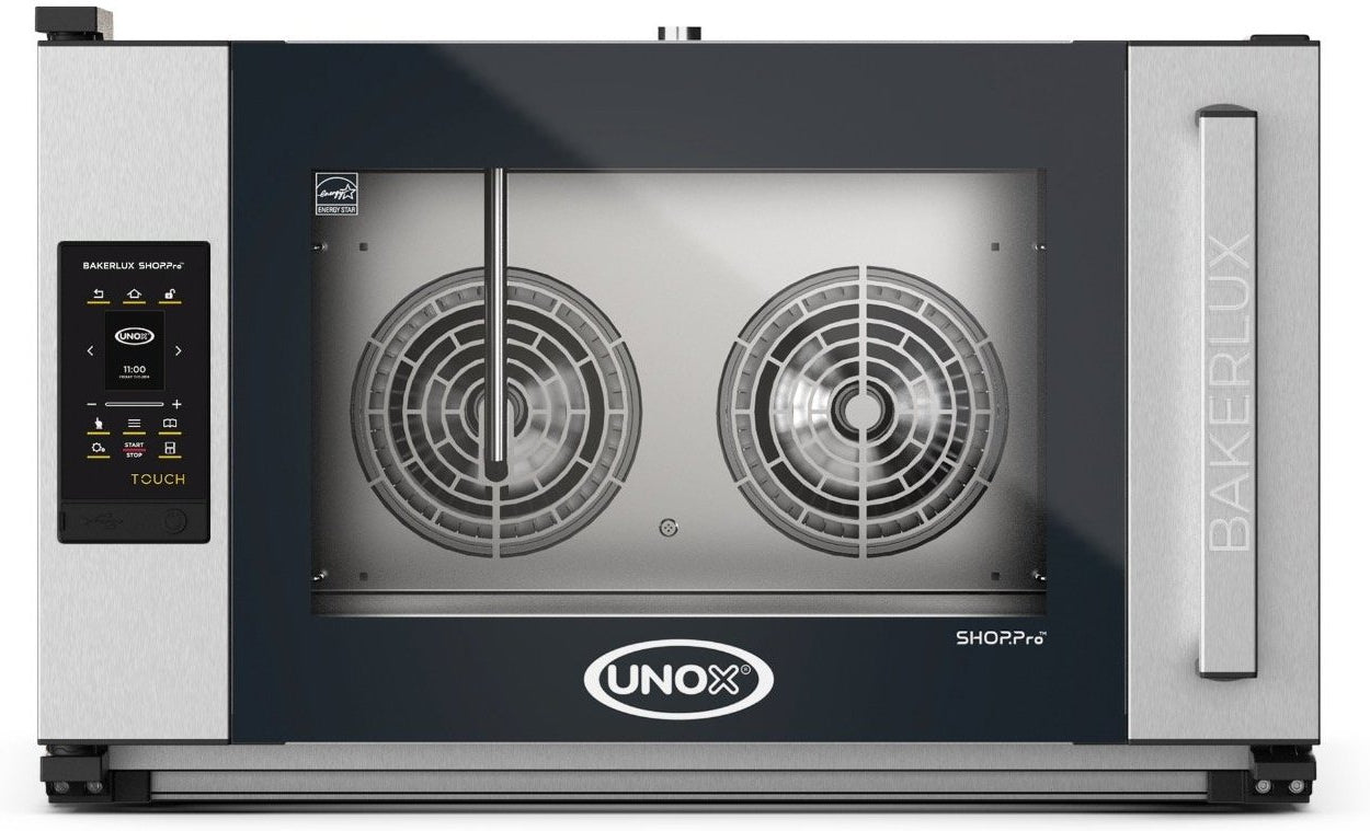 Unox - Bakerlux Shop.Pro Touch Rosella.Matic Right to Left Opening Commercial Convection Oven With Humidity - XEFT-04EU-EMRV