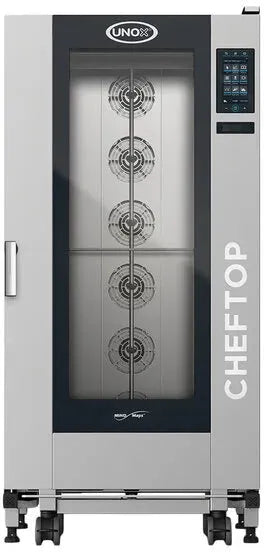 Unox - CHEFTOP MIND.Maps BIG PLUS Electric 20 Pan Full Size Trolley Combi Oven with Left-Hinged Door, 3Ph, 240V - XAVL-2021-DPLS
