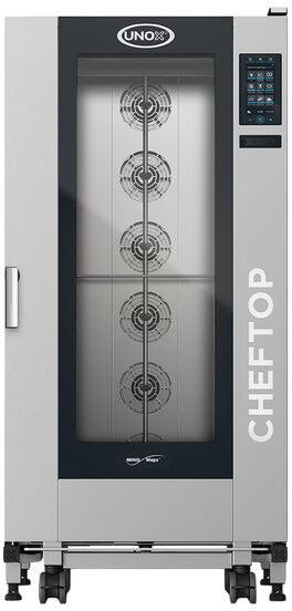 Unox - CHEFTOP MIND.Maps BIG PLUS Electric 20 Pan Full Size Trolley Combi Oven with Left-Hinged Door, 3Ph, 440V - XAVL-2021-HPLS