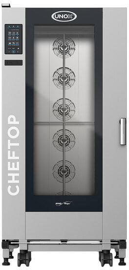 Unox - CHEFTOP MIND.Maps BIG PLUS Electric 20 Pan Full Size Trolley Combi Oven with Right-Hinged Door, 3Ph, 240V - XAVL-2021-DPRS