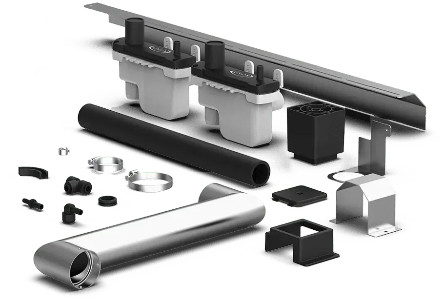 Unox - Double Stack Installation Kit for Electric Ovens - XAVQC-0011-E