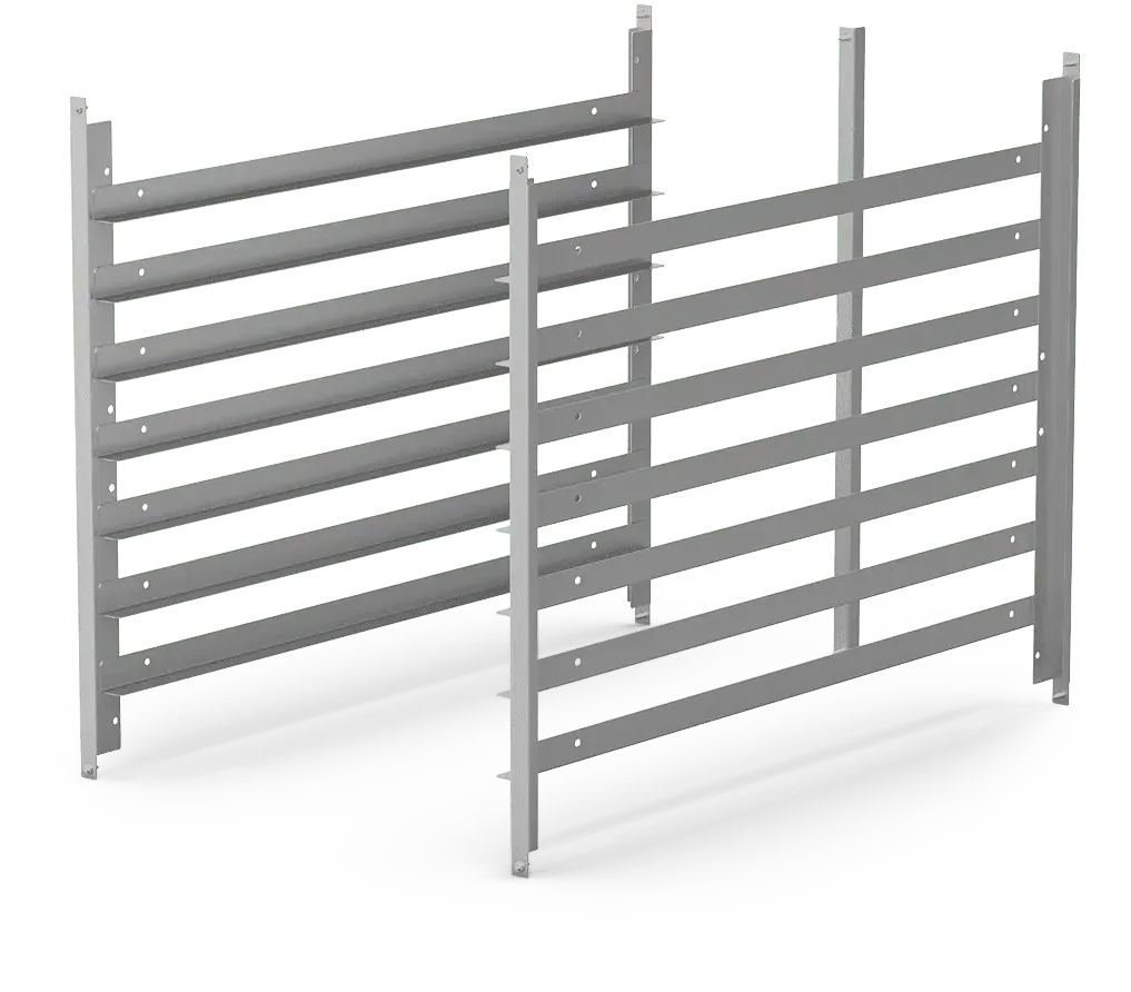 Unox - Lateral Supports for Stand for 26" x 18" Ovens - XWALC-07EF-H