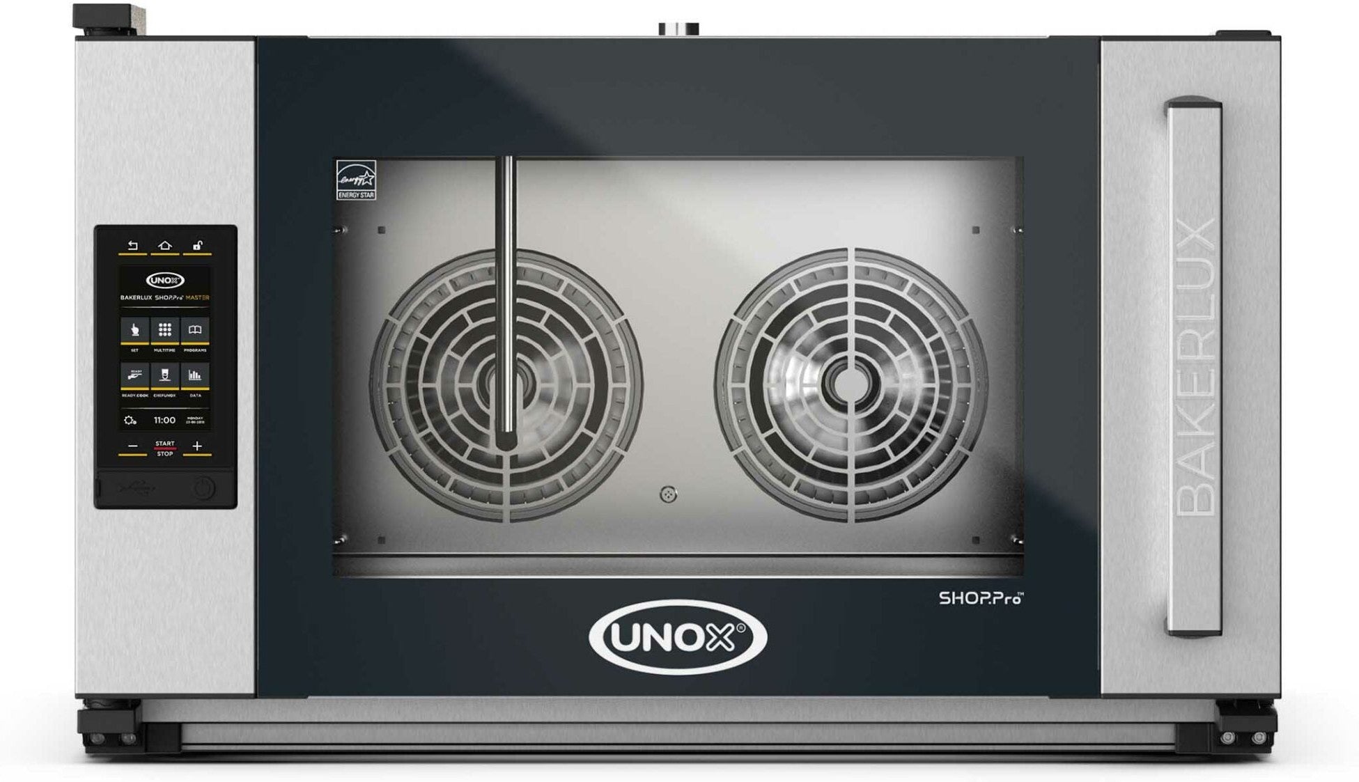 Unox - Master Control Rosella Bakerlux Convection Oven Right Opening With Drain - XAFR-04FS-EMRV-DR