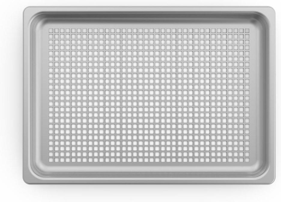 Unox - Stainless Steel French Fry Perforated Tray - GRP-350