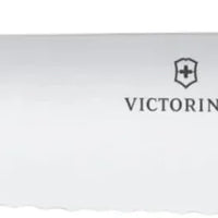 Victorinox - 10.25" Curved Serrated Blade Black Bread & Pastry Knife - 7.7433.26G