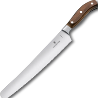 Victorinox - 10.25" Curved Serrated Blade Wood Bread & Pastry Knife - 7.7430.26G