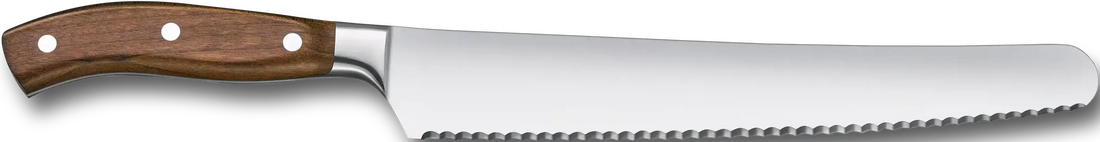 Victorinox - 10.25" Curved Serrated Blade Wood Bread & Pastry Knife - 7.7430.26G