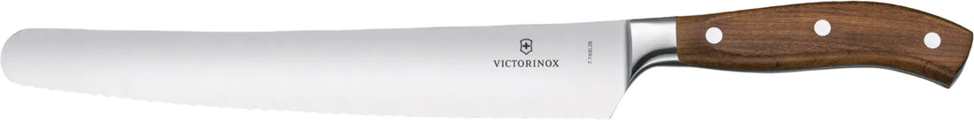 Victorinox - 10.25" Curved Serrated Blade Wood Bread & Pastry Knife - 7.7430.26G