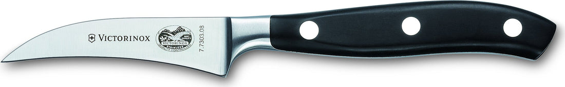 Victorinox - 3" Grand Maître Forged Shaping Knife with Spear Point Blade - 7.7303.08G