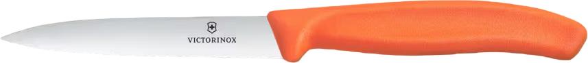 Victorinox - 4" Serrated Spear Point Blade Orange Paring Knife - 6.7739.C1