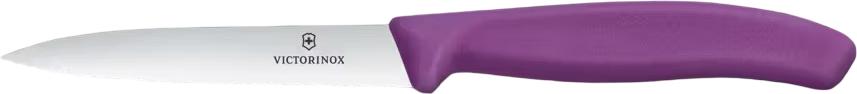 Victorinox - 4" Serrated Spear Point Blade Purple Paring Knife - 6.7735.C1