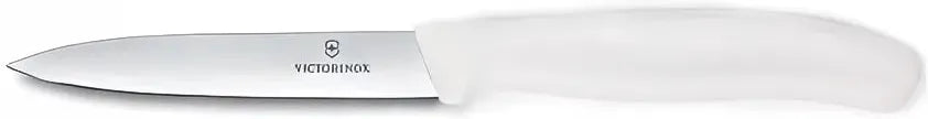 Victorinox - 4" Straight Spear Point Blade Paring Knife With White Handle - 6.7707