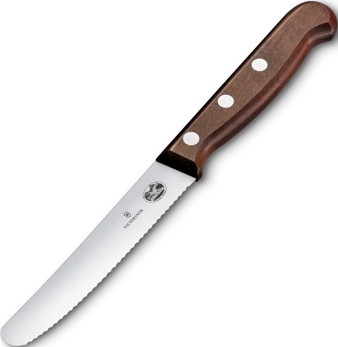 Victorinox - 4.25" Serrated Wood Tomato and Table Knife - 5.0830.11G