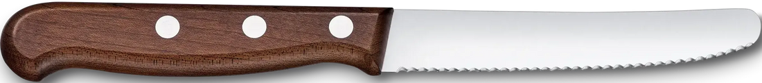 Victorinox - 4.25" Serrated Wood Tomato and Table Knife - 5.0830.11G