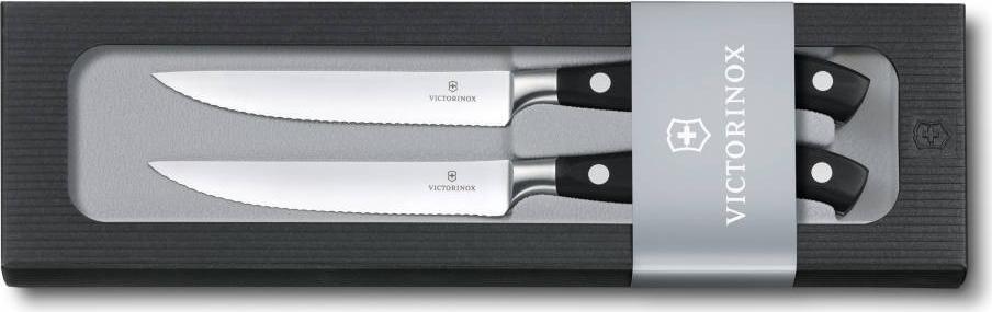 Victorinox - 4.5" Grand Maître Forged Steak Knives with Serrated Edges (Set of 2) - 7.7242.2W