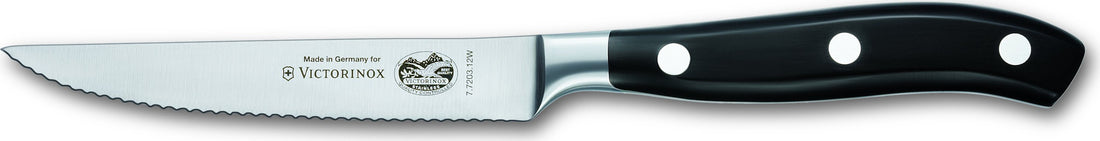 Victorinox - 4.5" Grand Maître Forged Steak Knives with Serrated Edges (Set of 2) - 7.7242.2W