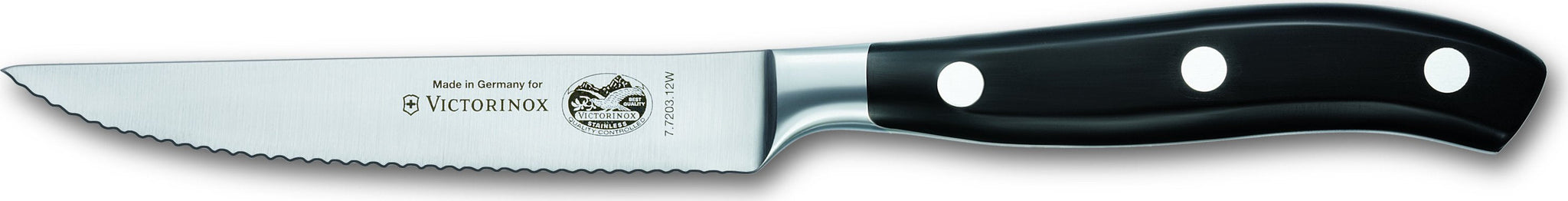 Victorinox - 4.5" Grand Maître Forged Steak Knives with Serrated Edges (Set of 2) - 7.7242.2W