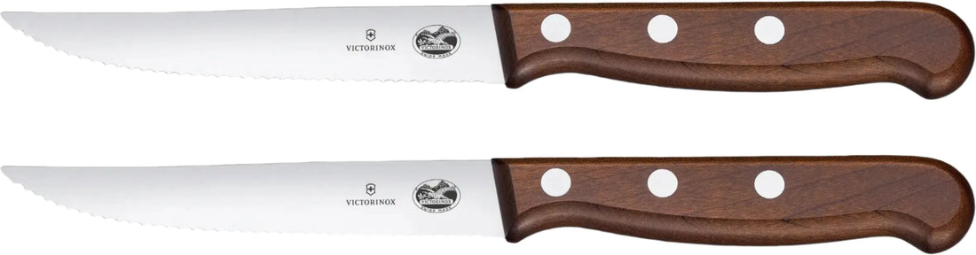 Victorinox - 4.75" Serrated 2-Piece Steak Knife Set - 5.1230.12G