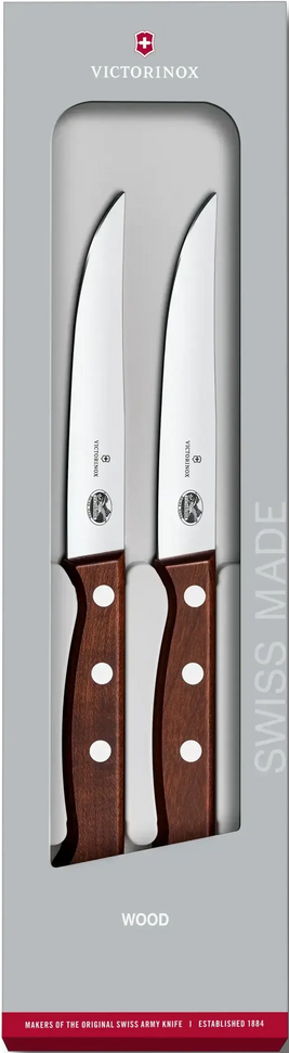Victorinox - 4.75" Straight 2-Piece Steak Knife Set - 5.1200.12G