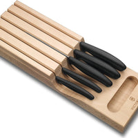 Victorinox - 5 Piece Swiss Classic Knife Set with In-Drawer Knife Holder - 6.7143.5