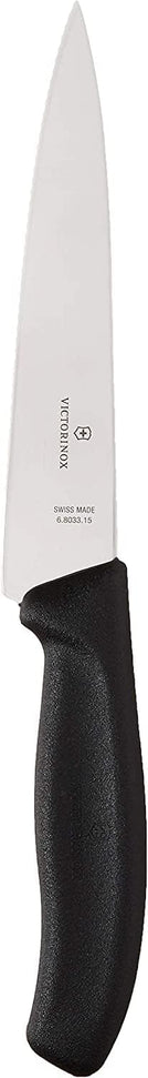 Victorinox - 6" Serrated Blade Black Chef's Knife - 6.8033.15-X1