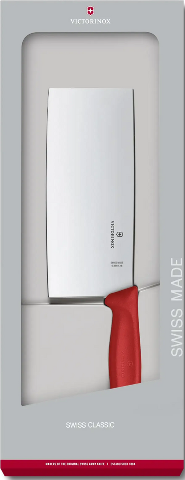 Victorinox - 7" Chinese Style Red Cleaver Knife - 6.8561.18G - DISCONTINUED