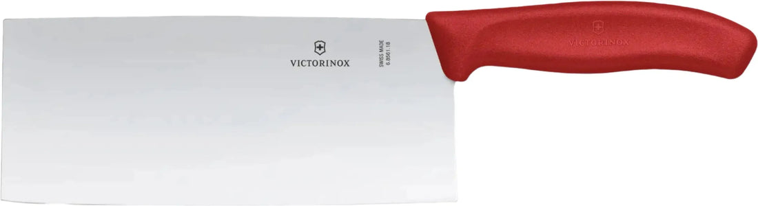 Victorinox - 7" Chinese Style Red Cleaver Knife - 6.8561.18G - DISCONTINUED