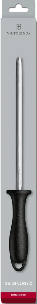 Victorinox - 7.8" Classic Honing Steel with Black Handle - 7.8014