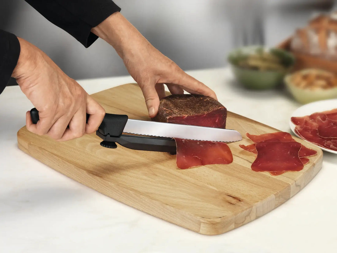 Victorinox - 8.25" Serrated Blade Dux Knife with Adjustable Black Guide - 6.8663.21