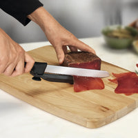 Victorinox - 8.25" Serrated Blade Dux Knife with Adjustable Black Guide - 6.8663.21