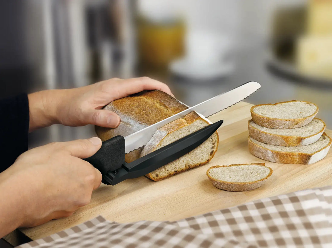 Victorinox - 8.25" Serrated Blade Dux Knife with Adjustable Black Guide - 6.8663.21