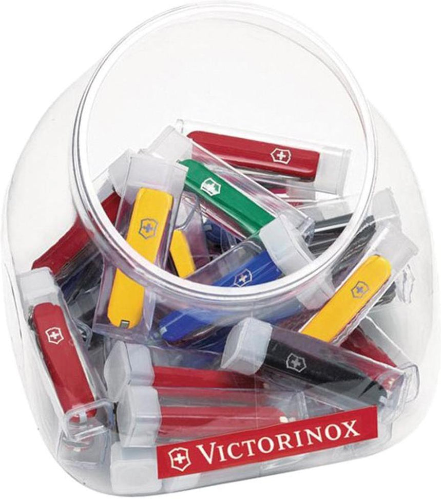 Victorinox - Candy Jar - Solids Multicolored Swiss Army Knives, Pack of 30 - 0.6223-X121