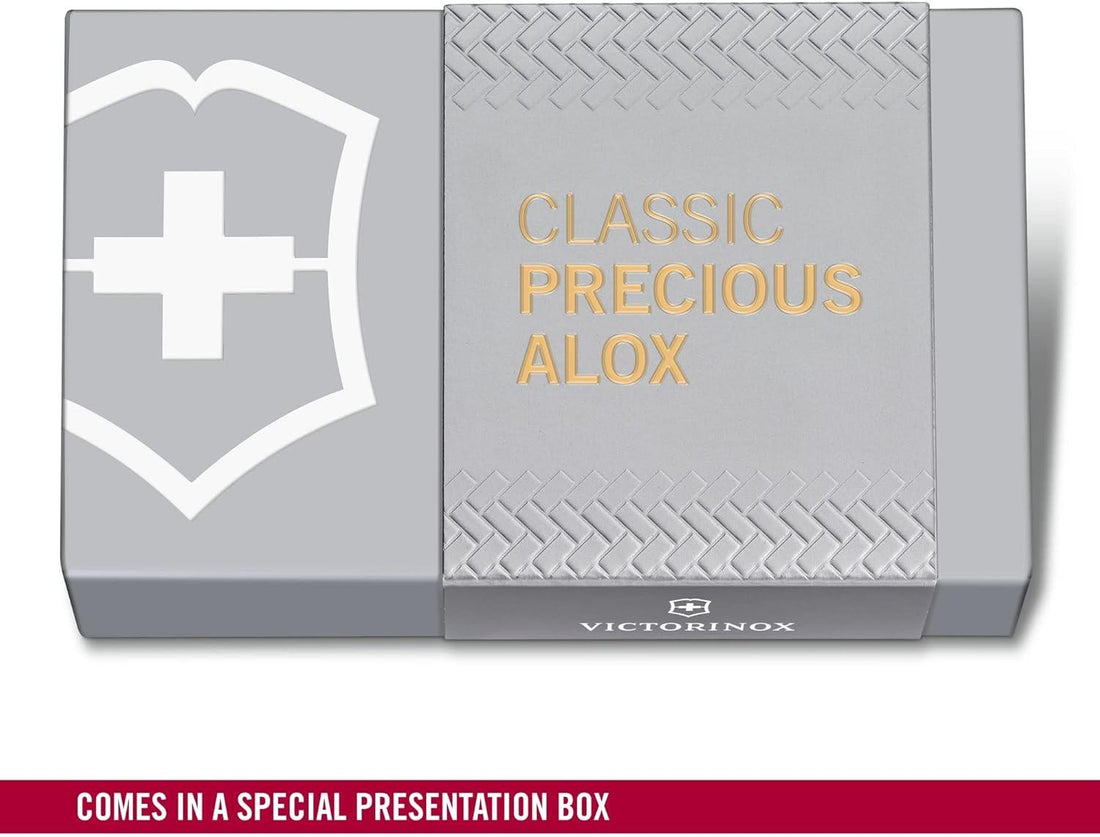 Victorinox - Classic Precious Alox Brass Gold Swiss Army Knife - 0.6221.408G