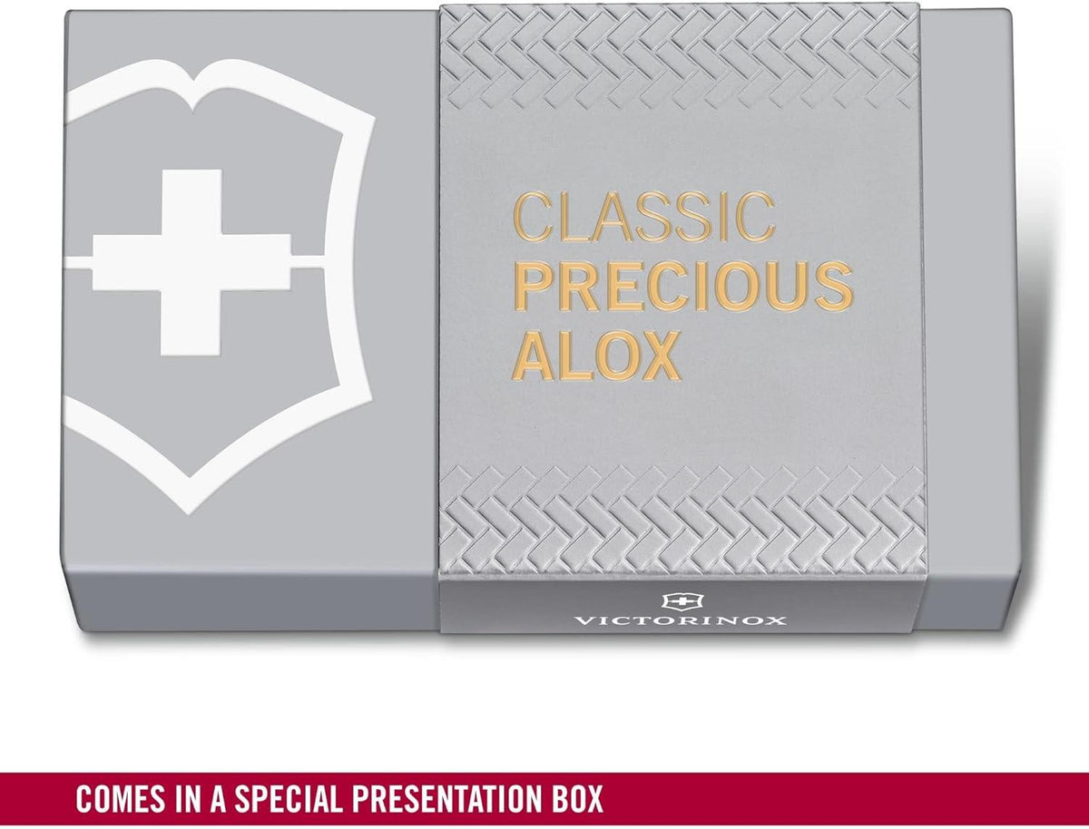 Victorinox - Classic Precious Alox Brass Gold Swiss Army Knife - 0.6221.408G