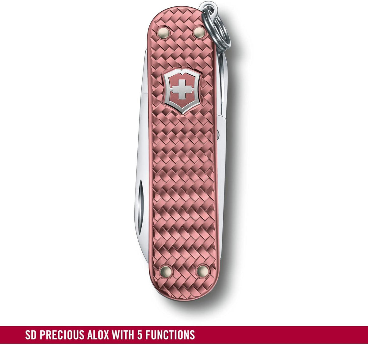 Victorinox - Classic Precious Alox Gentle Rose Swiss Army Knife - 0.6221.405G