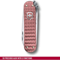 Victorinox - Classic Precious Alox Gentle Rose Swiss Army Knife - 0.6221.405G