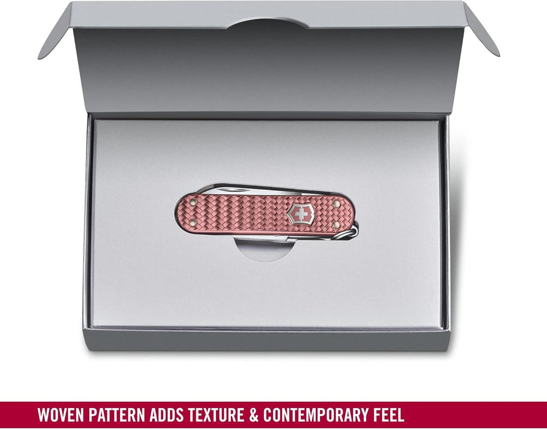 Victorinox - Classic Precious Alox Gentle Rose Swiss Army Knife - 0.6221.405G