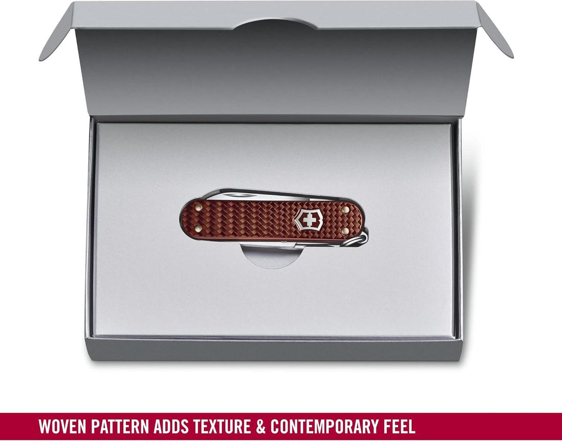 Victorinox - Classic Precious Alox Hazel Brown Swiss Army Knife - 0.6221.4011G