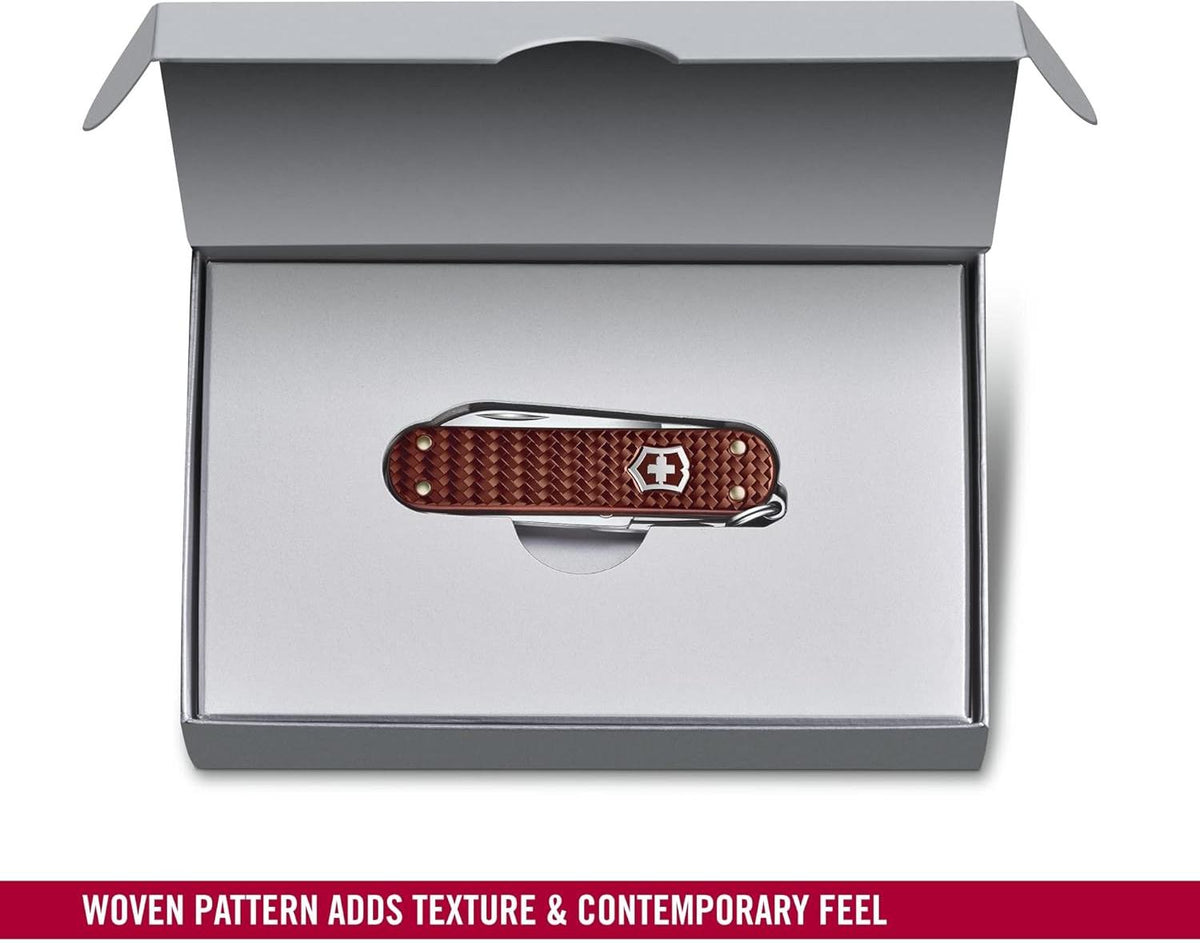 Victorinox - Classic Precious Alox Hazel Brown Swiss Army Knife - 0.6221.4011G
