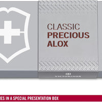 Victorinox - Classic Precious Alox Hazel Brown Swiss Army Knife - 0.6221.4011G